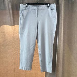 Ankle length slim slacks